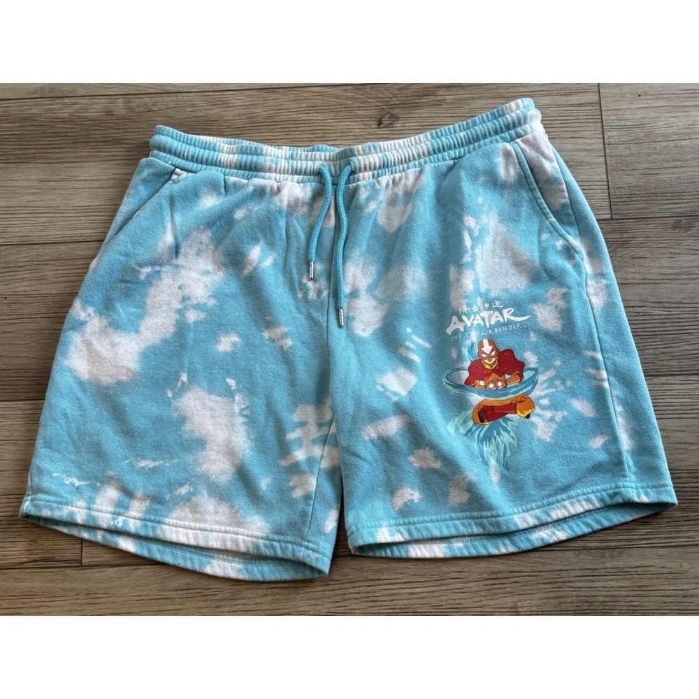 Nickelodeon Avatar: The Last Airbender Fleece‎ Sweat Shorts XL Aang Meditation
